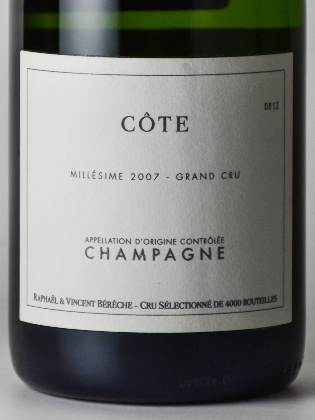 ラファエル・ヴァンサン・ベレッシュ・コート・テロワール・ドゥ・クラマン 2007